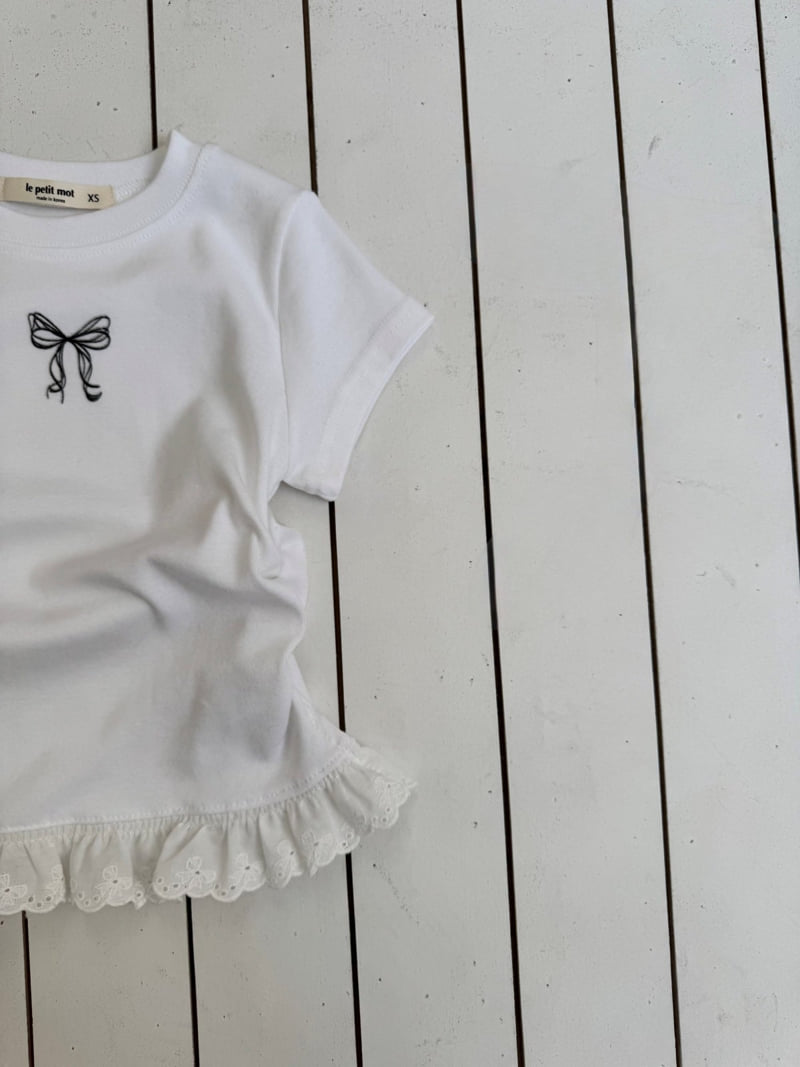 Le petitmot - Korean Children Fashion - #childrensboutique - Ribbon Shirring Tee - 7
