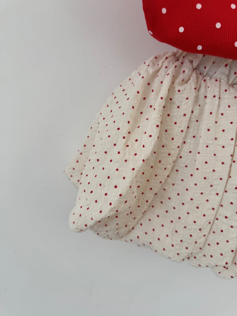 Le petitmot - Korean Children Fashion - #discoveringself - Dot Balloon Skirt - 7