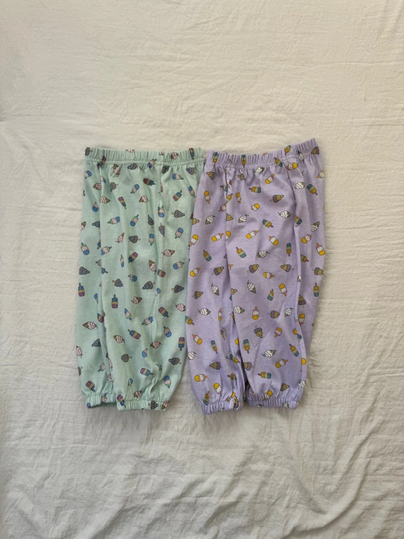 Le petitmot - Korean Children Fashion - #discoveringself - Ice Cream Jogger Pants - 2