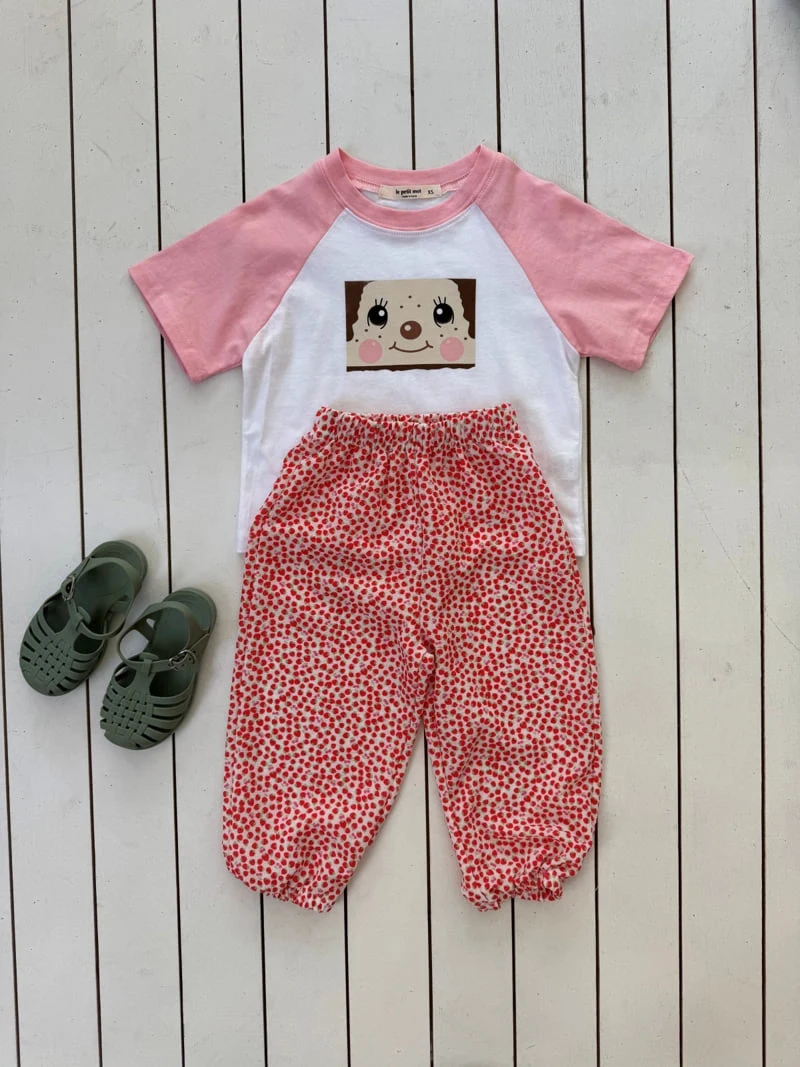 Le petitmot - Korean Children Fashion - #discoveringself - Face Raglan Tee - 9
