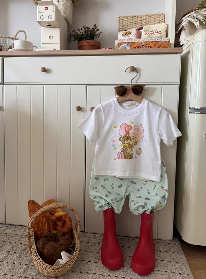 Le petitmot - Korean Children Fashion - #fashionkids - Ice Cream Jogger Pants - 3