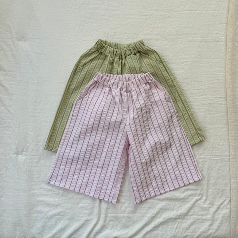 Le petitmot - Korean Children Fashion - #fashionkids - Wide Crinkle Pants