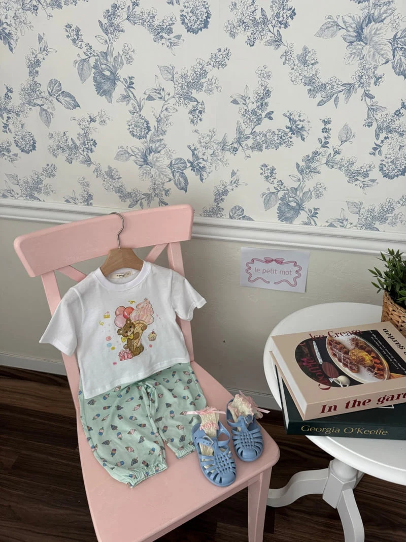 Le petitmot - Korean Children Fashion - #fashionkids - Ice Cream Jogger Pants - 4
