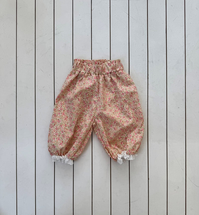 Le petitmot - Korean Children Fashion - #kidsshorts - Aladdin Lace Jogger Pants - 3