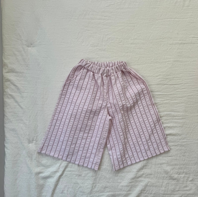 Le petitmot - Korean Children Fashion - #kidsshorts - Wide Crinkle Pants - 2