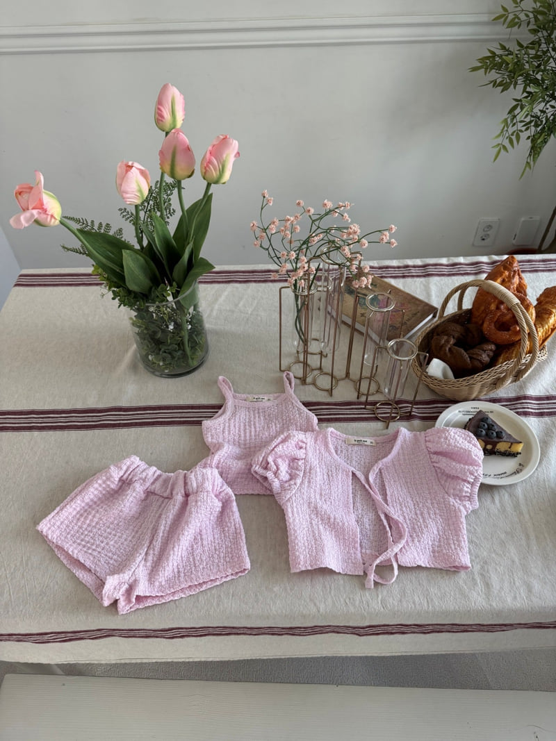 Le petitmot - Korean Children Fashion - #kidsshorts - 3-Piece Candy Set - 4