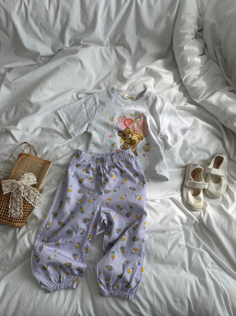 Le petitmot - Korean Children Fashion - #kidzfashiontrend - Ice Cream Jogger Pants - 6