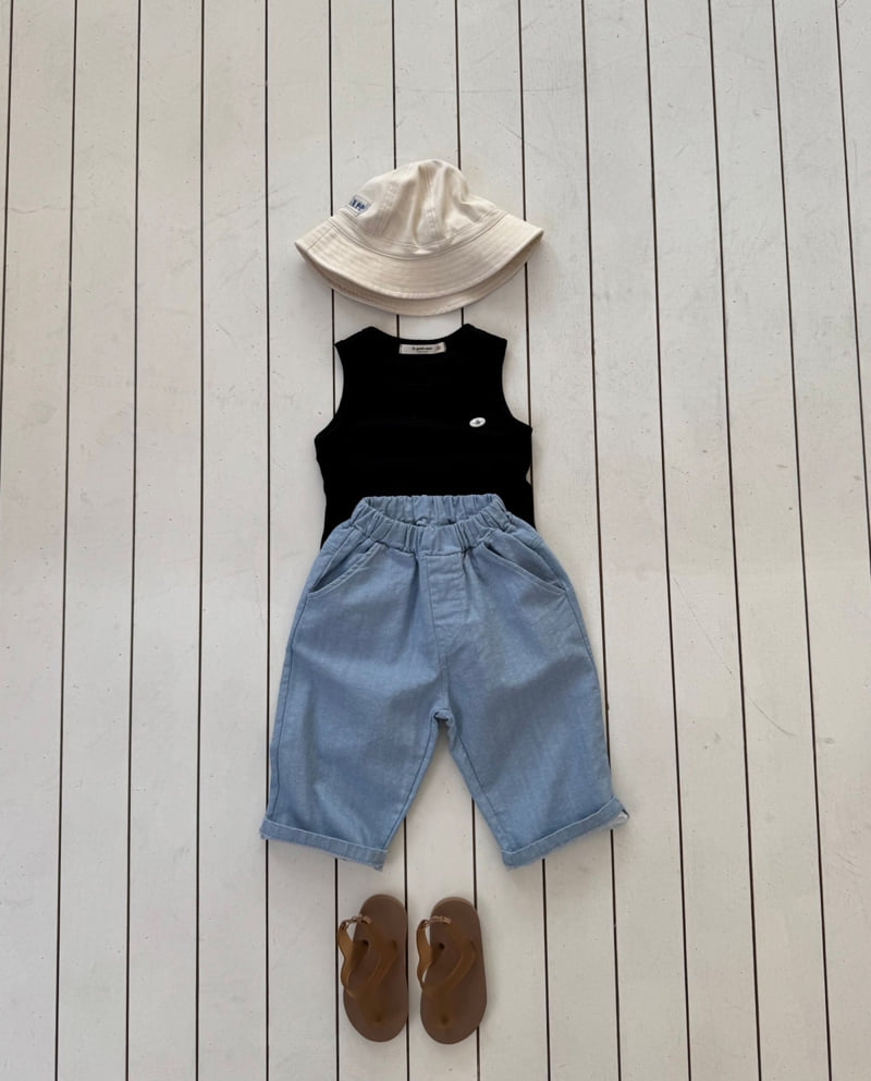 Le petitmot - Korean Children Fashion - #littlefashionista - Slub Denim Pants - 9