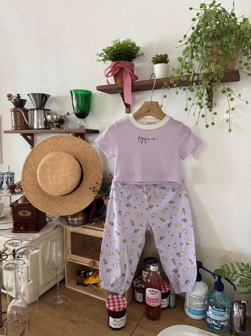 Le petitmot - Korean Children Fashion - #littlefashionista - Ice Cream Jogger Pants - 8