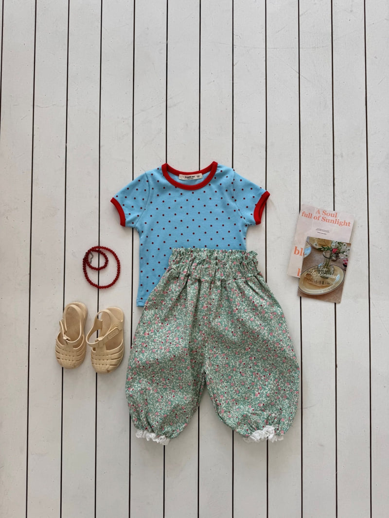 Le petitmot - Korean Children Fashion - #littlefashionista - Aladdin Lace Jogger Pants - 7