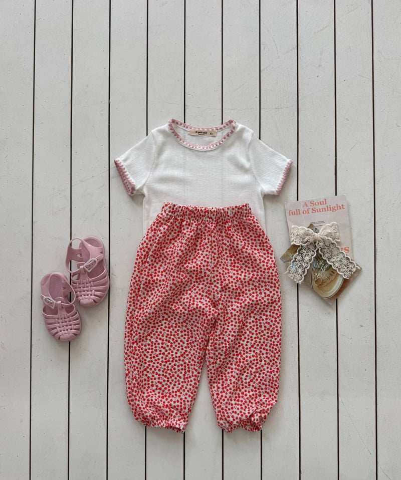 Le petitmot - Korean Children Fashion - #minifashionista - Eyelet Melo Tee - 5