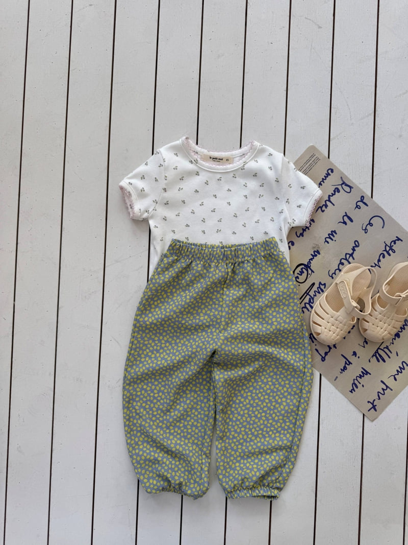 Le petitmot - Korean Children Fashion - #minifashionista - Cherry Eyelet Tee - 3