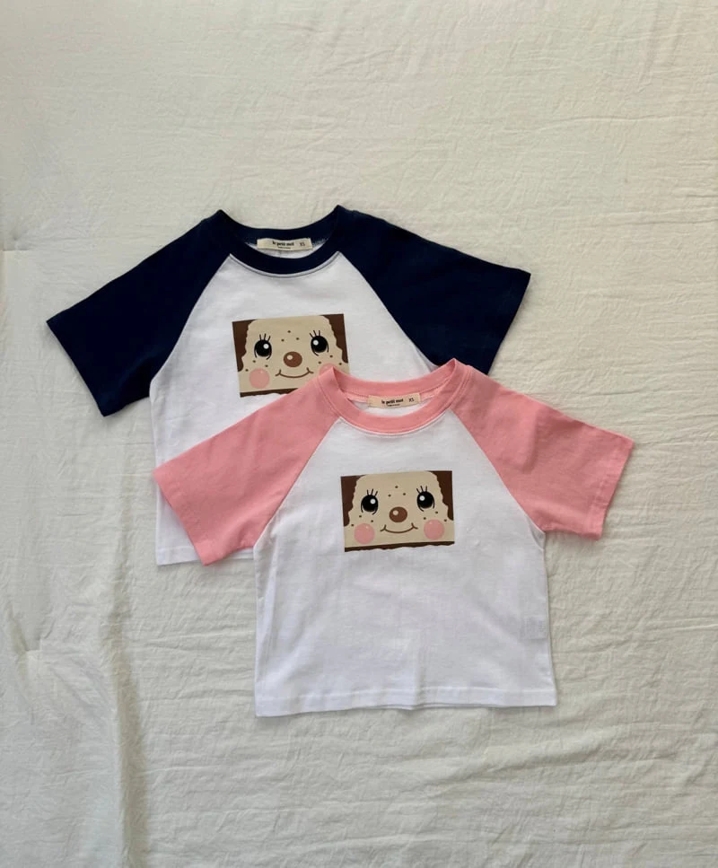Le petitmot - Korean Children Fashion - #minifashionista - Face Raglan Tee