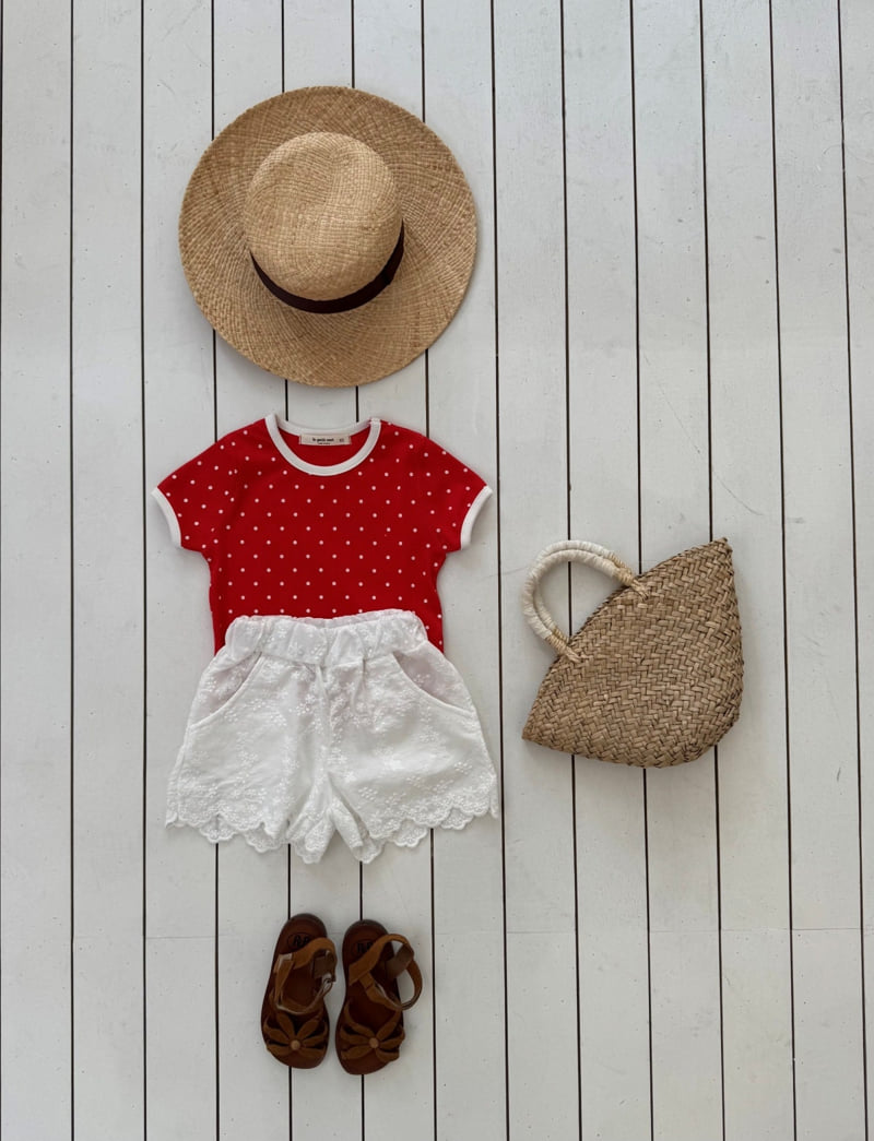 Le petitmot - Korean Children Fashion - #prettylittlegirls - Dot Color Tee - 6