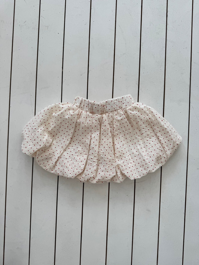 Le petitmot - Korean Children Fashion - #prettylittlegirls - Dot Balloon Skirt - 2