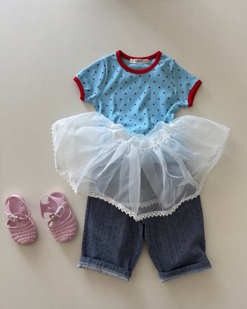 Le petitmot - Korean Children Fashion - #prettylittlegirls - Slub Denim Pants - 12