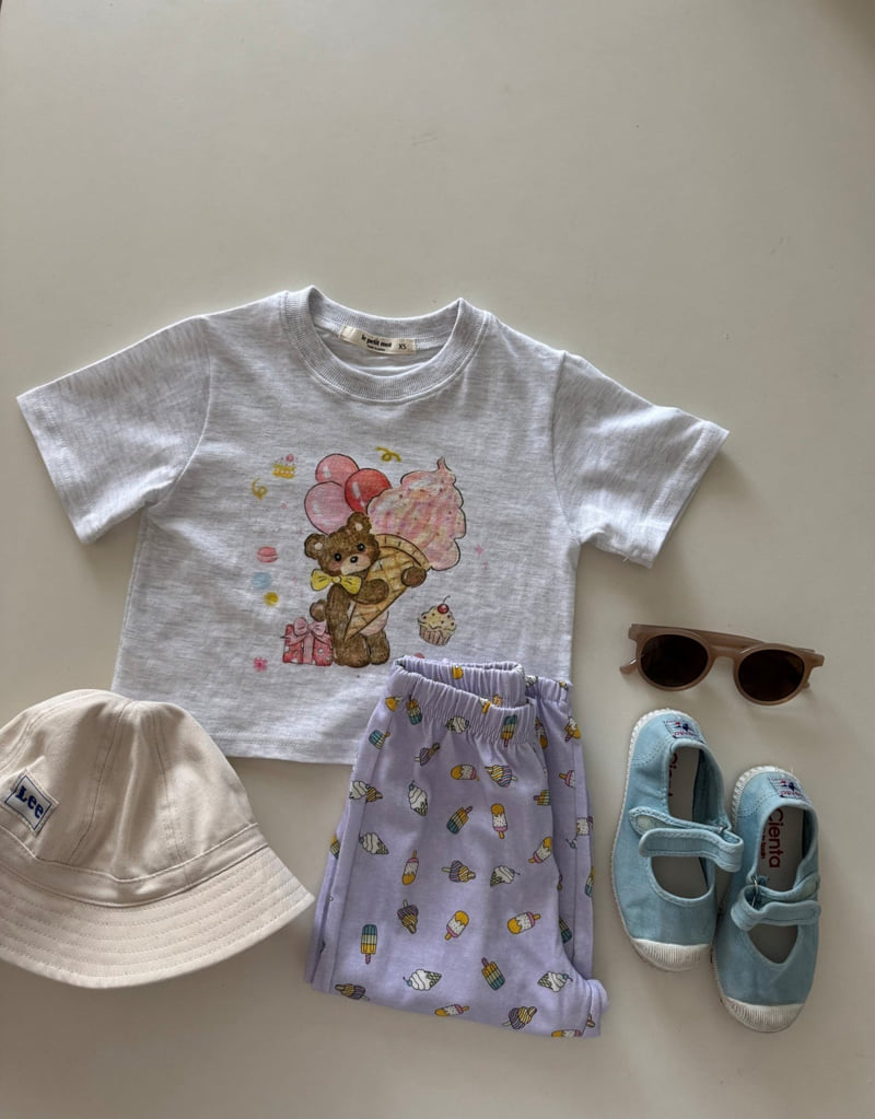Le petitmot - Korean Children Fashion - #prettylittlegirls - Ice Cream Bear Tee - 7