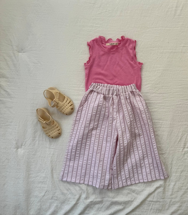 Le petitmot - Korean Children Fashion - #todddlerfashion - Wide Crinkle Pants - 10