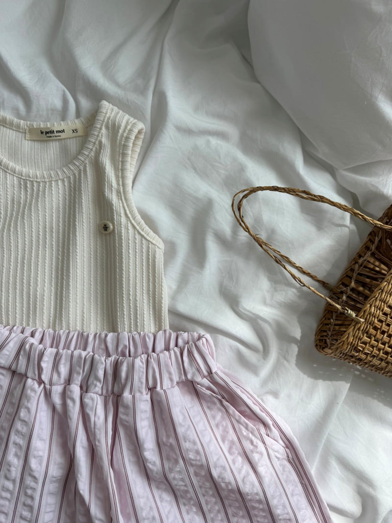 Le petitmot - Korean Children Fashion - #toddlerclothing - Inner Ribbed Tee - 7