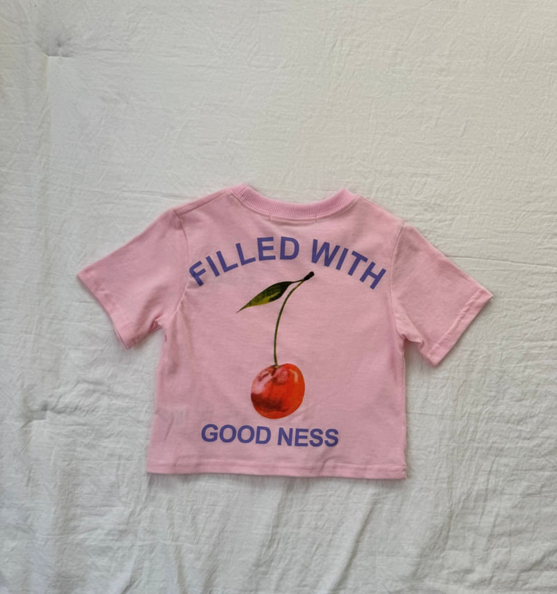Le petitmot - Korean Children Fashion - #toddlerclothing - Cherry Tee - 5