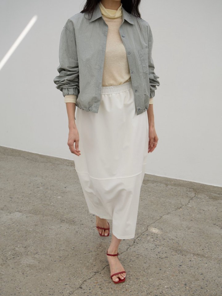 Lenoii - Korean Women Fashion - #momslook - Barrel Banding Skirt - 5