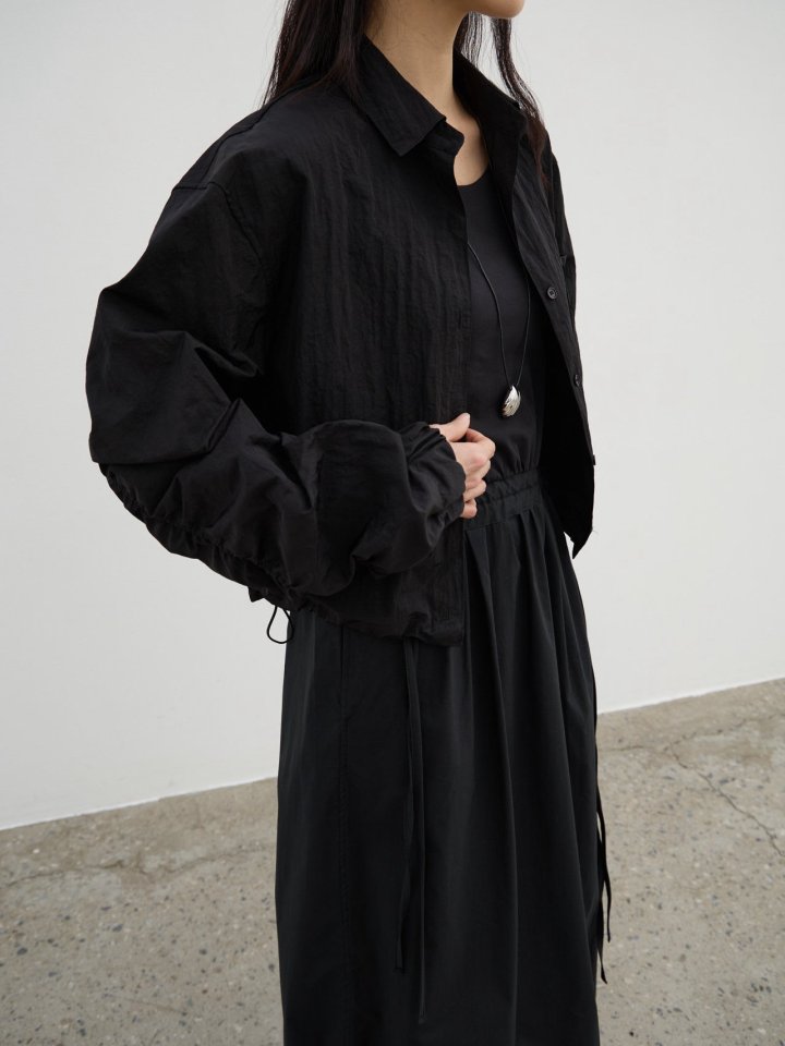 Lenoii - Korean Women Fashion - #momslook - Curve Bomber Jumper Shirt - 11