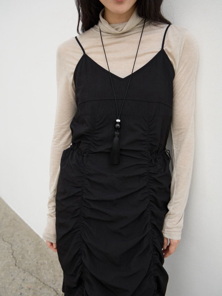 Lenoii - Korean Women Fashion - #womensfashion - Berk Shirring One-piece - 4