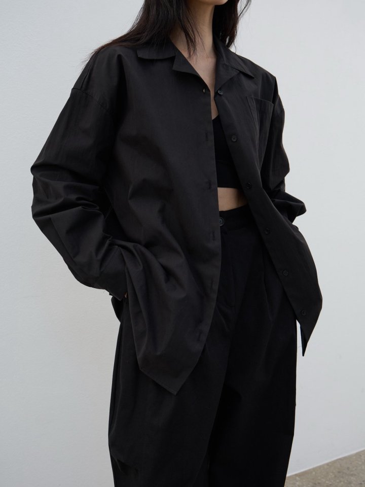 Lenoii - Korean Women Fashion - #momslook - Butter Oversized Shirt Jacket - 10