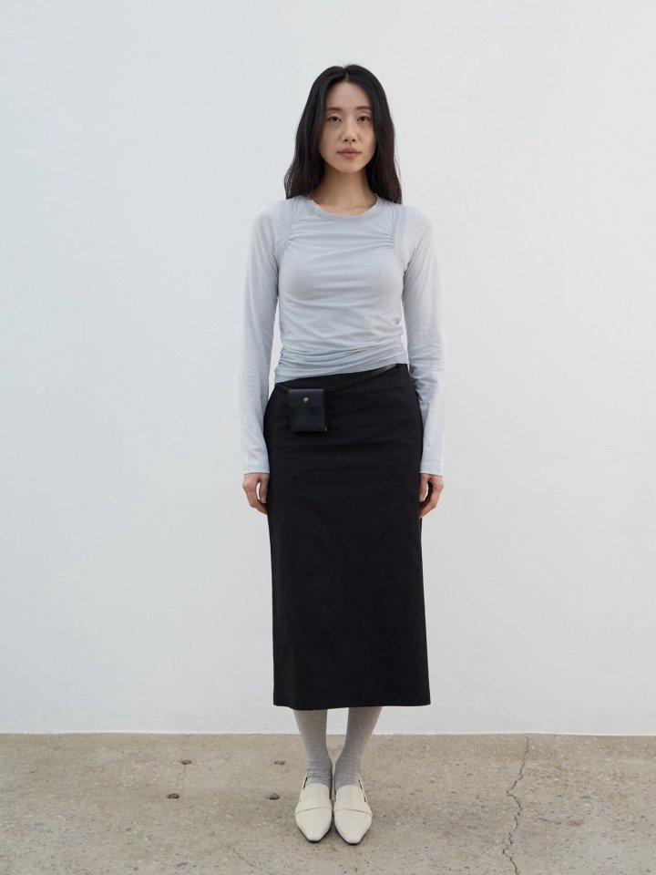 Lenoii - Korean Women Fashion - #momslook - Butter Cotton Midi Skirt - 10