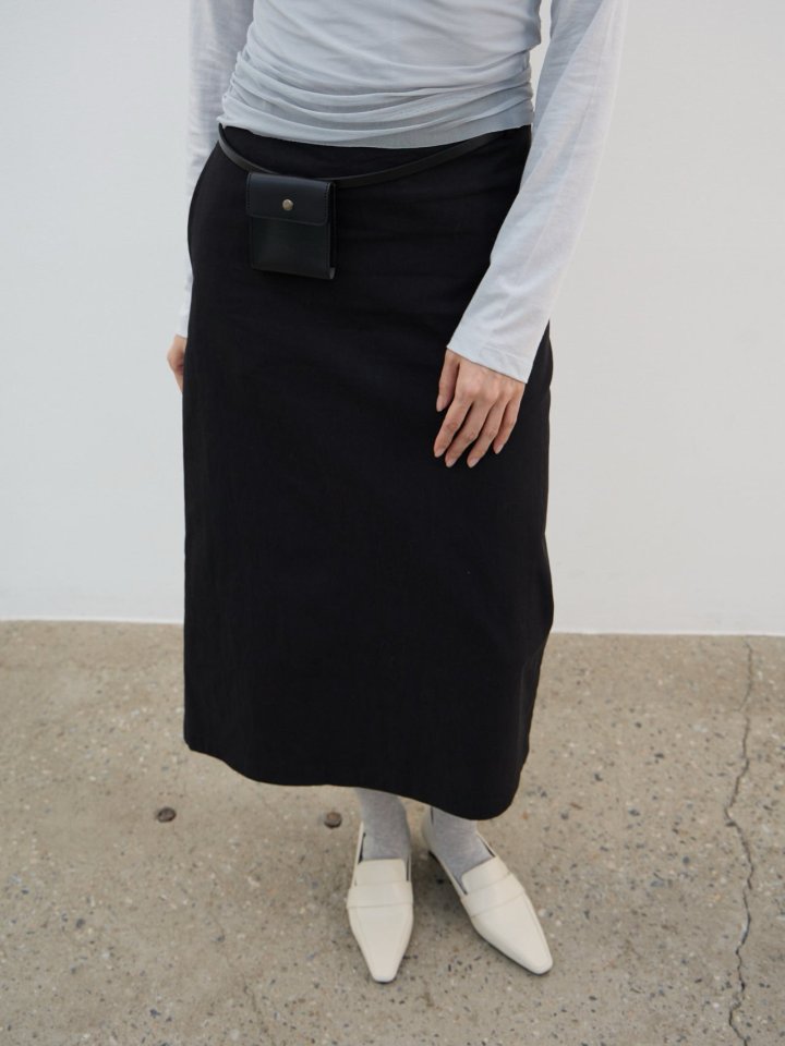 Lenoii - Korean Women Fashion - #momslook - Butter Cotton Midi Skirt - 11