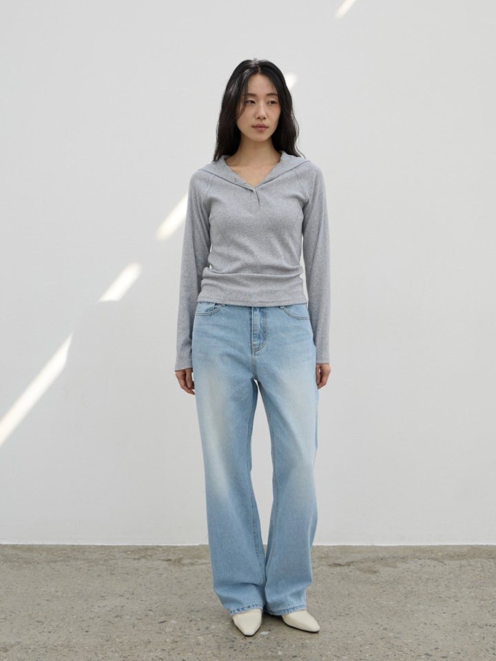 Relax Straight Denim Pants by Lenoii for Women - view 4