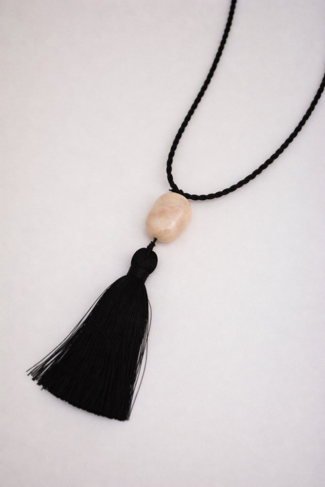 Lenoii - Korean Women Fashion - #restrostyle - Butter Tassel Long Necklace - 6