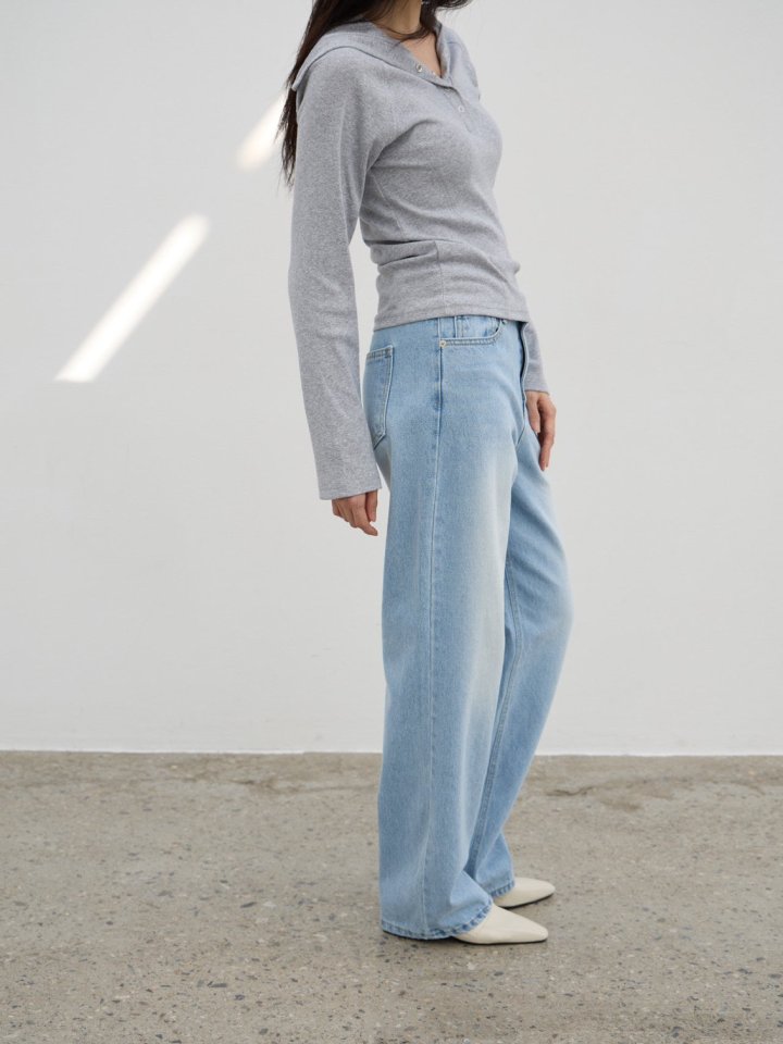Relax Straight Denim Pants by Lenoii for Women - view 7