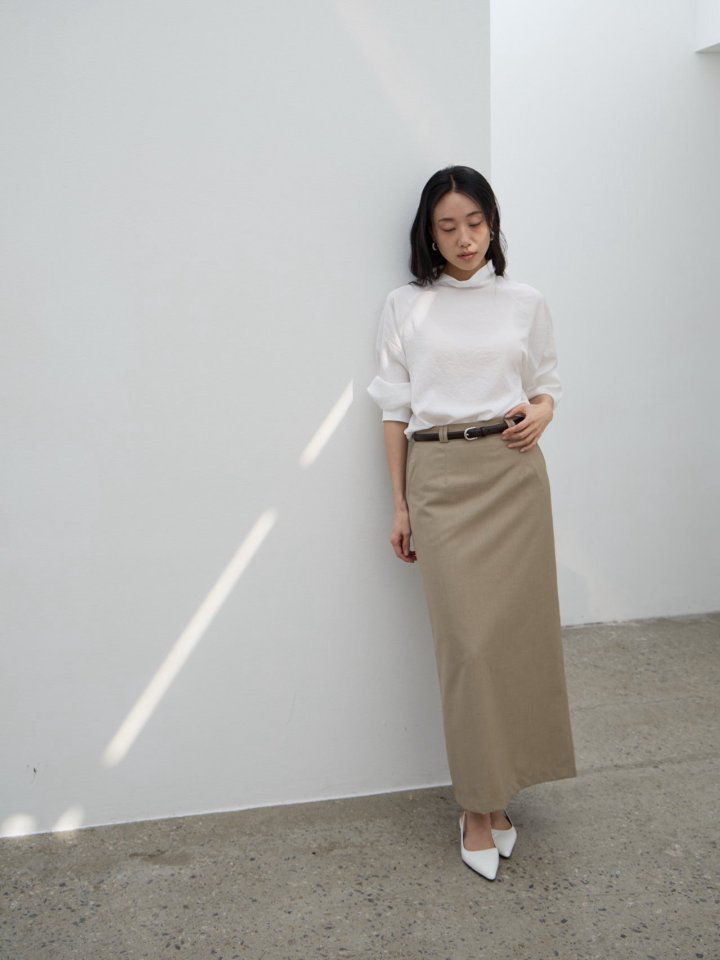 Lenoii - Korean Women Fashion - #shopsmall - Maxi Long Skirt - 2