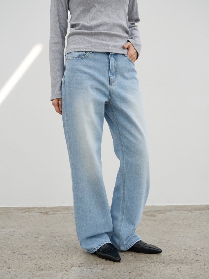Relax Straight Denim Pants by Lenoii for Women - view 9