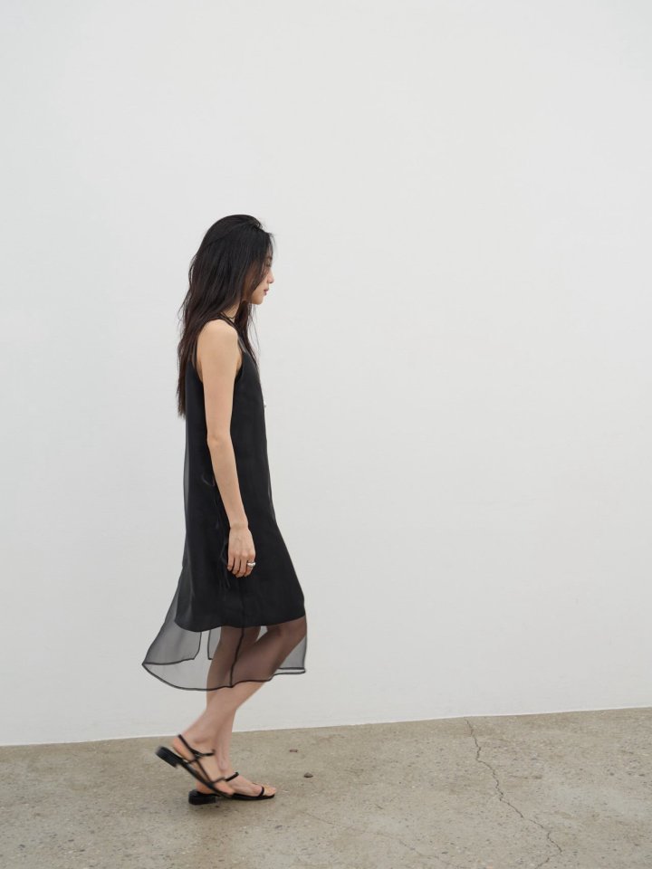 Lenoii - Korean Women Fashion - #thelittlethings - Amour Organza Slip Set One-piece - 6