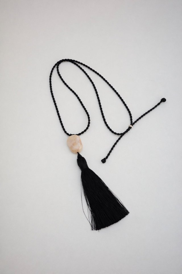 Lenoii - Korean Women Fashion - #vintageinspired - Butter Tassel Long Necklace - 3