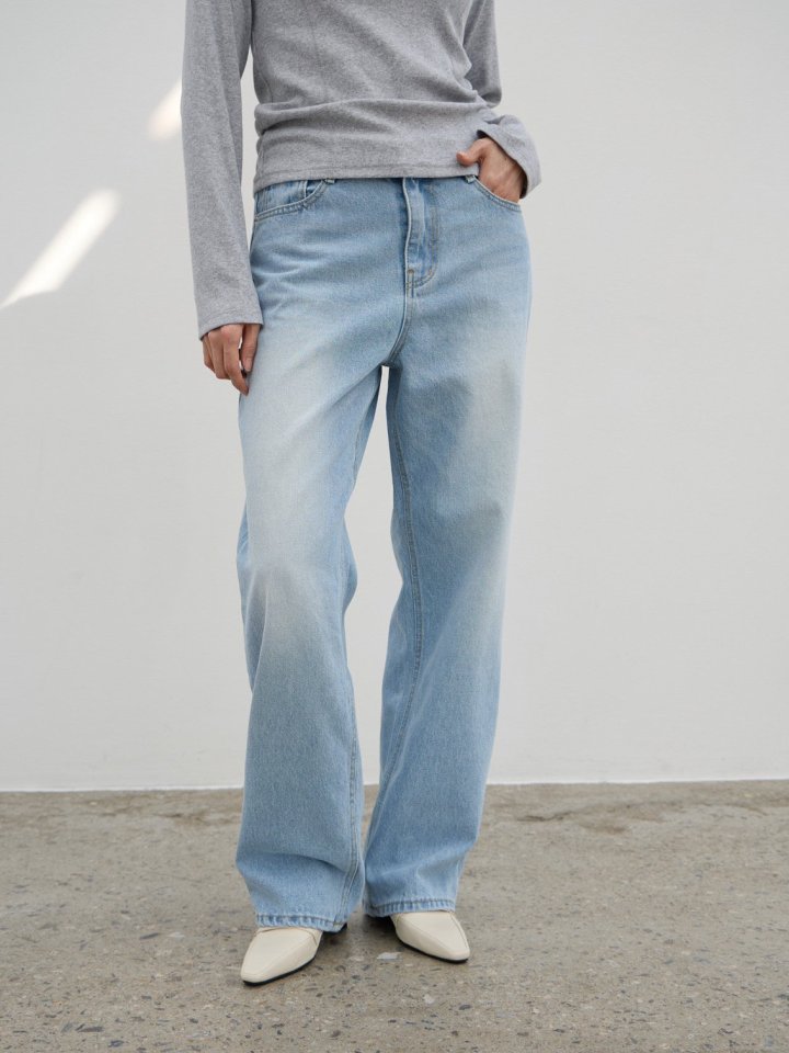 Relax Straight Denim Pants by Lenoii for Women - view 3
