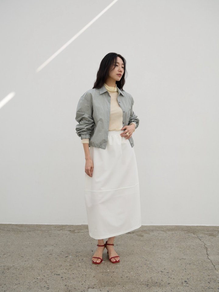 Lenoii - Korean Women Fashion - #momslook - Barrel Banding Skirt - 4