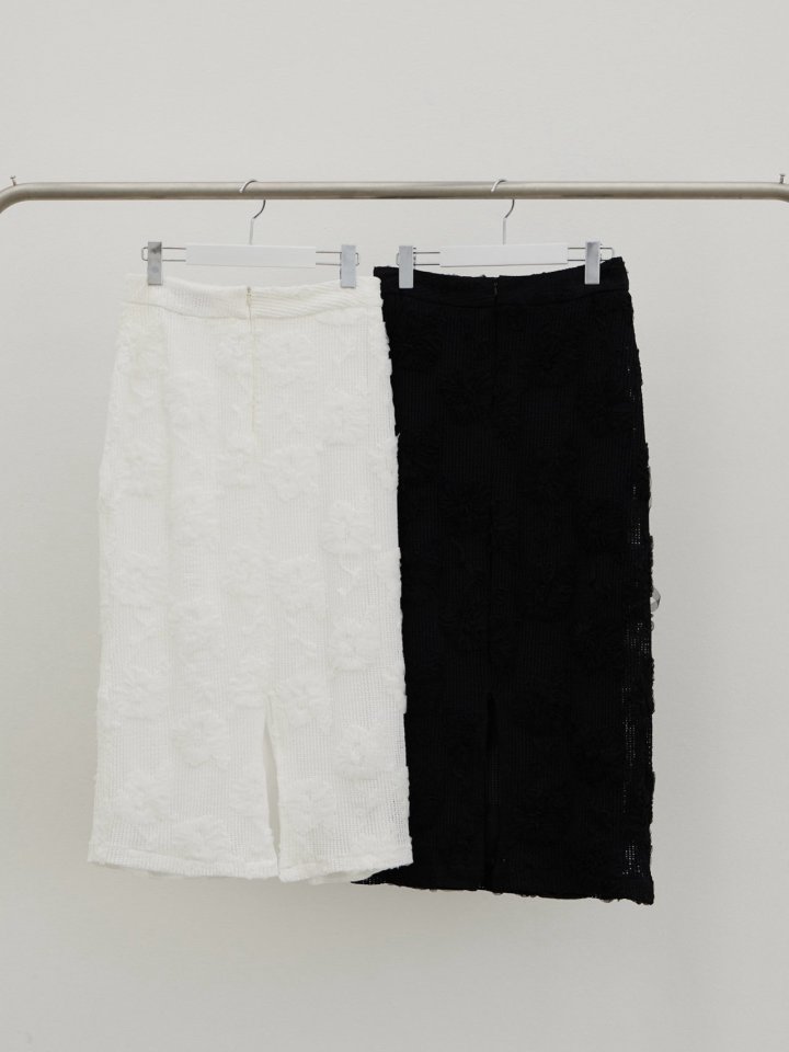 Lenoii - Korean Women Fashion - #womensfashion - Crochet Lace Maxi Long Skirt - 12
