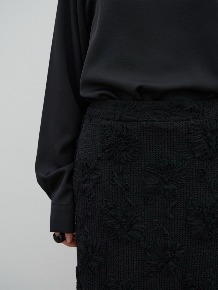 Lenoii - Korean Women Fashion - #womensfashion - Crochet Lace Maxi Long Skirt - 6