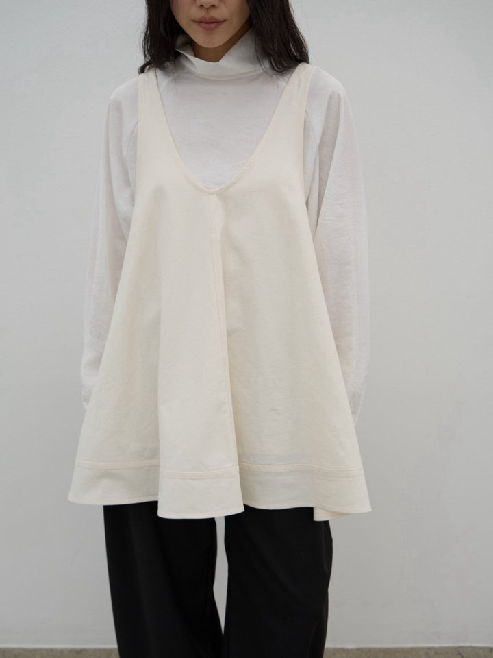 V-Neck Bell Line Mini One-piece by Lenoii for Women - view 3