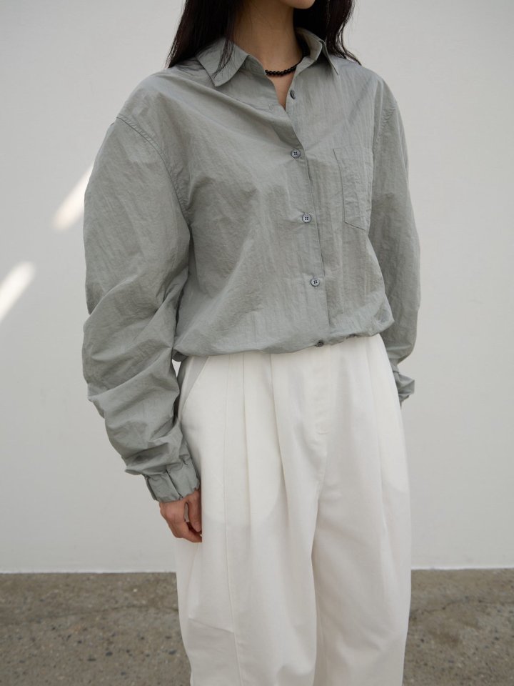 Lenoii - Korean Women Fashion - #womensfashion - Curve Bomber Jumper Shirt - 2