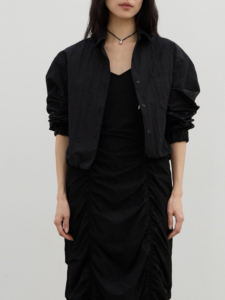 Lenoii - Korean Women Fashion - #womensfashion - Curve Bomber Jumper Shirt - 8