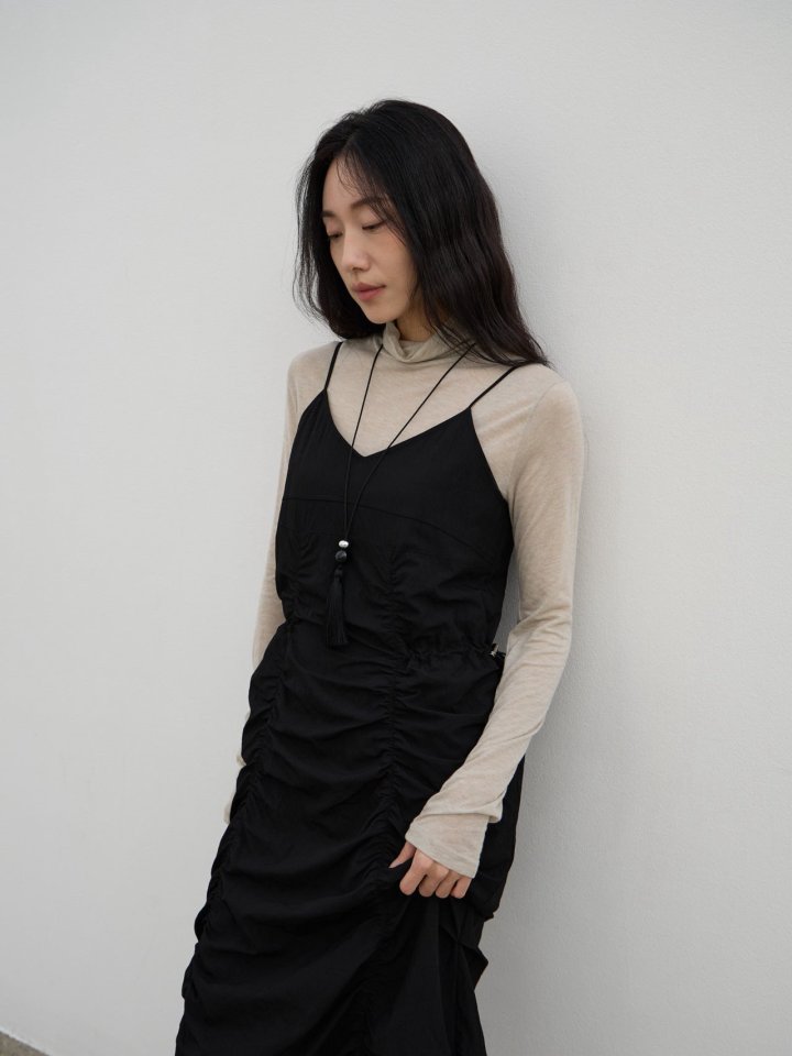Lenoii - Korean Women Fashion - #womensfashion - Berk Shirring One-piece - 3