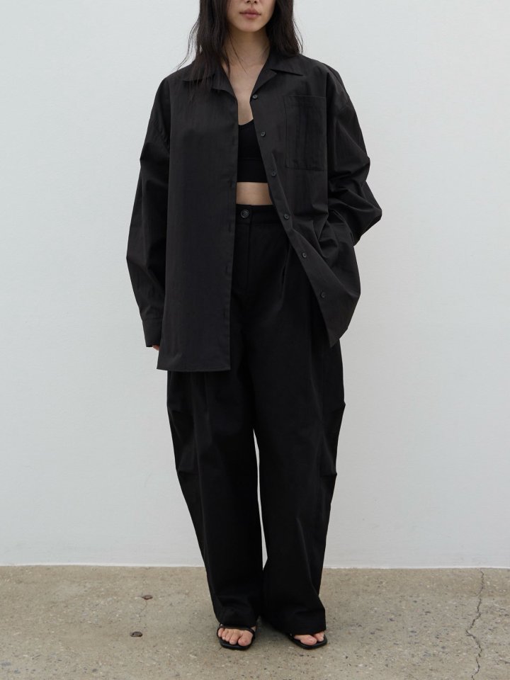 Lenoii - Korean Women Fashion - #womensfashion - Butter Oversized Shirt Jacket - 9