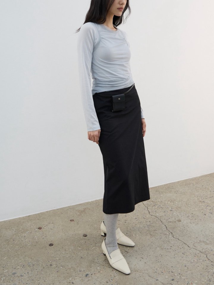 Lenoii - Korean Women Fashion - #womensfashion - Butter Cotton Midi Skirt - 12