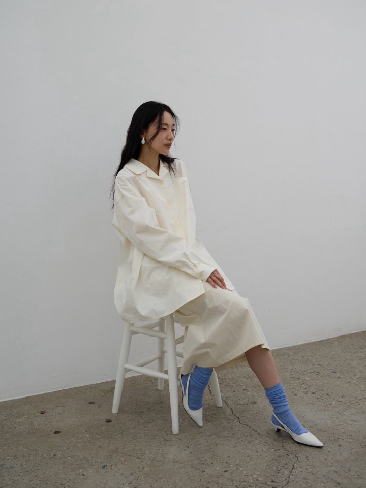 Lenoii - Korean Women Fashion - #womensfashion - Butter Cotton Midi Skirt - 6
