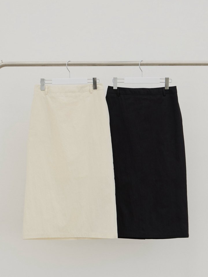 Lenoii - Korean Women Fashion - #womensfashion - Butter Cotton Midi Skirt - 8