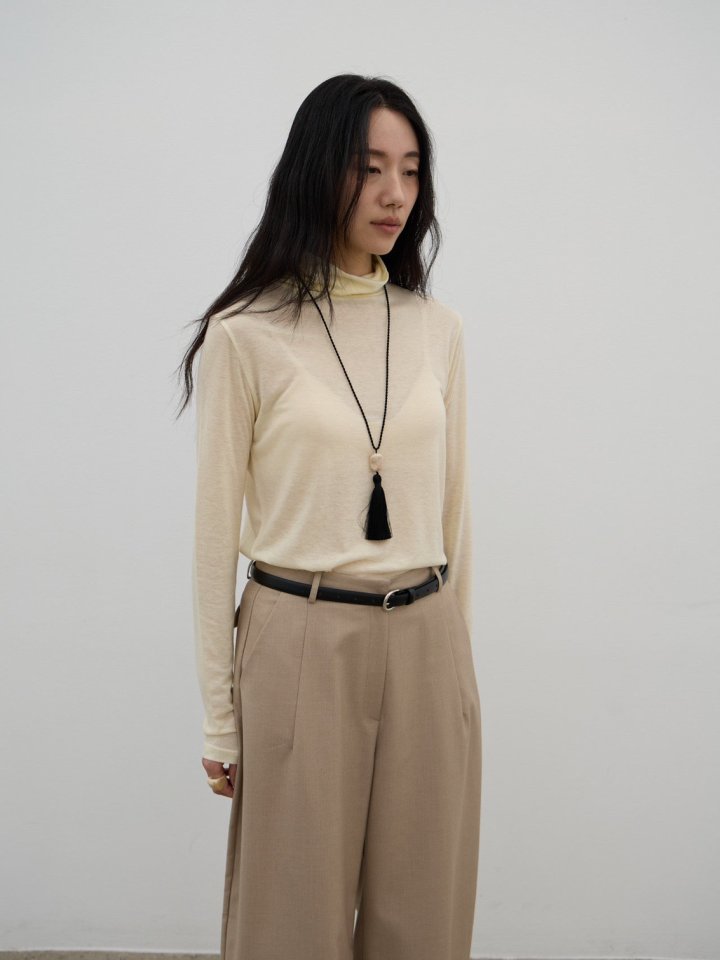 Lenoii - Korean Women Fashion - #womensfashion - Butter Tassel Long Necklace - 2